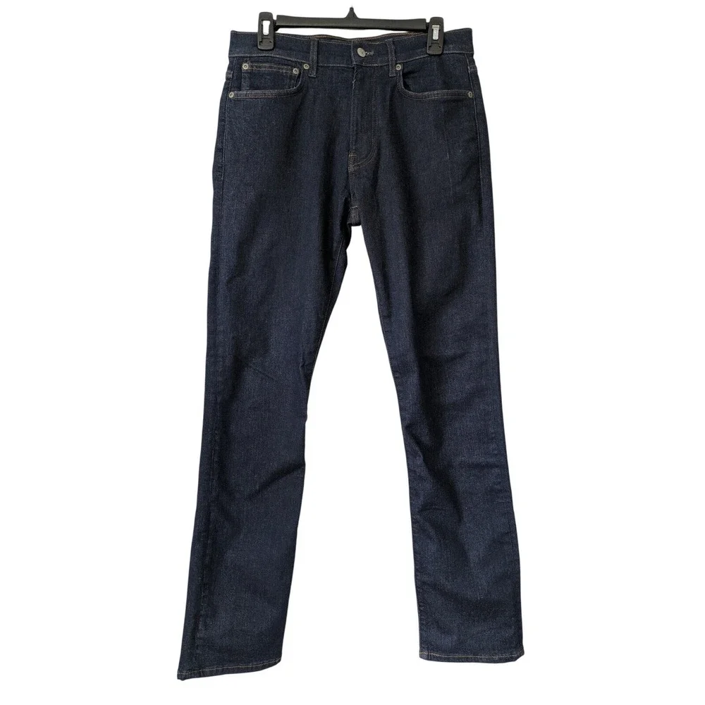 J. Crew 770 Straight Fit‎ Jeans Aged Indigo Wash Mens 30 x 32 NWD $148  CF172